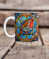 Bobbin Robin Suncatcher Artwork Ceramic Mug